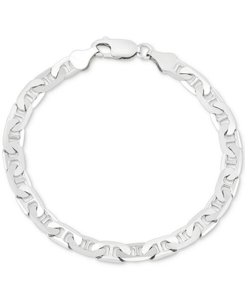 Men's Polished Mariner Link Chain Bracelet