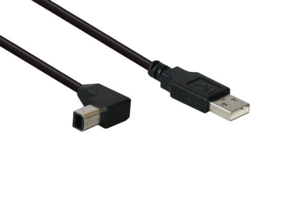 Разъем USB 2.0 AM/BM 2м - 2 м - USB A - USB B - USB 2.0 - Мужской/Мужской - Черный GOOD CONNECTIONS