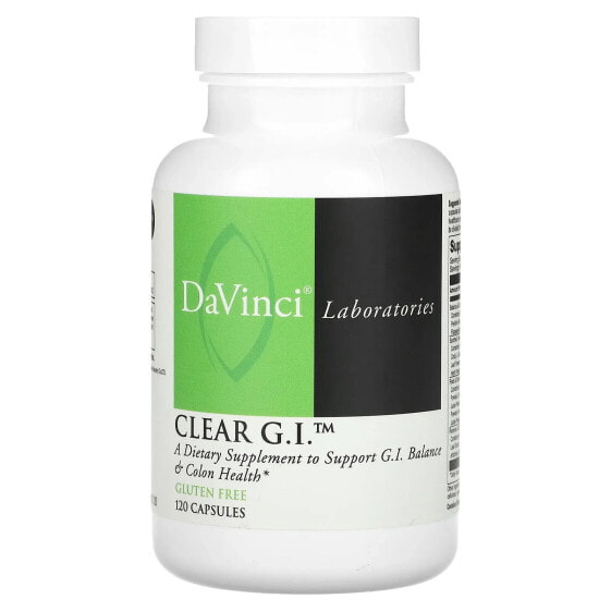 Витамины для пищеварительной системы DaVinci Laboratories of Vermont Clear G.I., 120 капсул.