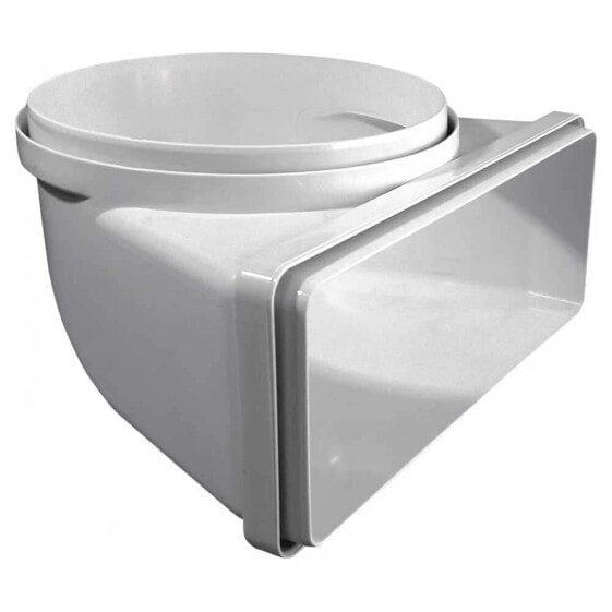 MEPAMSA 90º 220x90 mm Hood Rectangular Elbow To Round