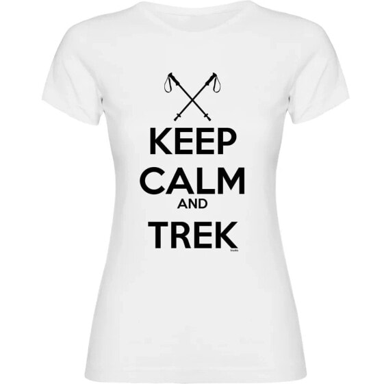 KRUSKIS Keep Calm And Trek short sleeve T-shirt