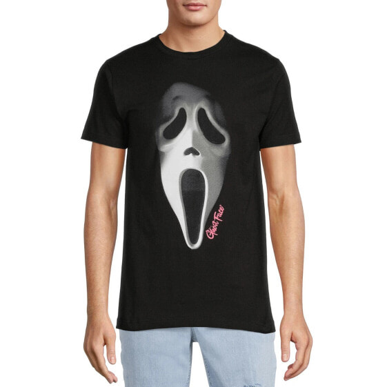 Ghostface Big Face Graphic T-Shirt Men's 2XL Black 100% Cotton shortsleeve