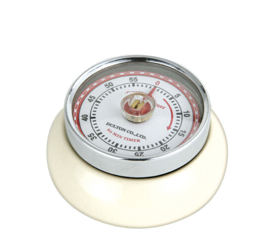 Zassenhaus Speed - Mechanical kitchen timer - Cream - 60 min - Analog - Magnetic - Yasuaki Sasamoto