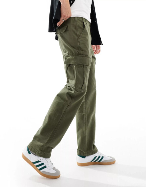 Levi's XX cargo straight fit trousers in dark green