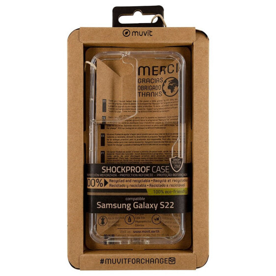 Чехол для смартфона MUVIT FOR CHANGE RecycleTeck Shockproof 2m Galaxy S22 5G