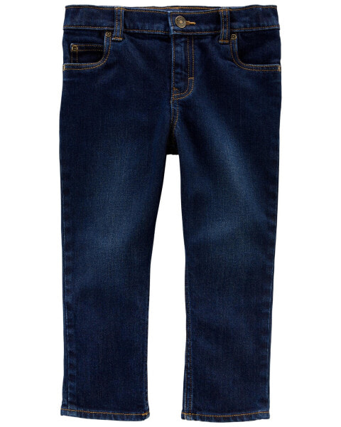 Toddler Straight Leg Dark Wash Jeans 4T