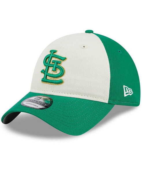 Men's White, Green St. Louis Cardinals 2024 St. Patrick's Day 9TWENTY Adjustable Hat