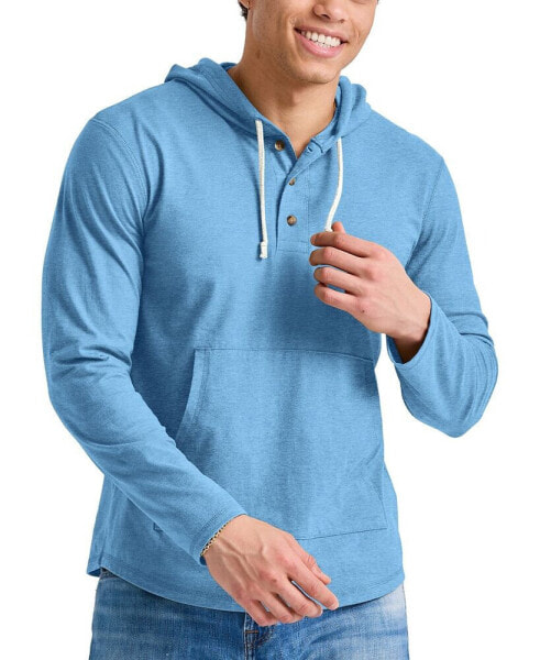 Men's Originals Tri-Blend Henley Hoodie