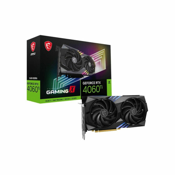 Графическая карта MSI GEFORCE RTX 4060 TI GAMING X 16G Geforce RTX 4060 Ti 16 GB GDDR6