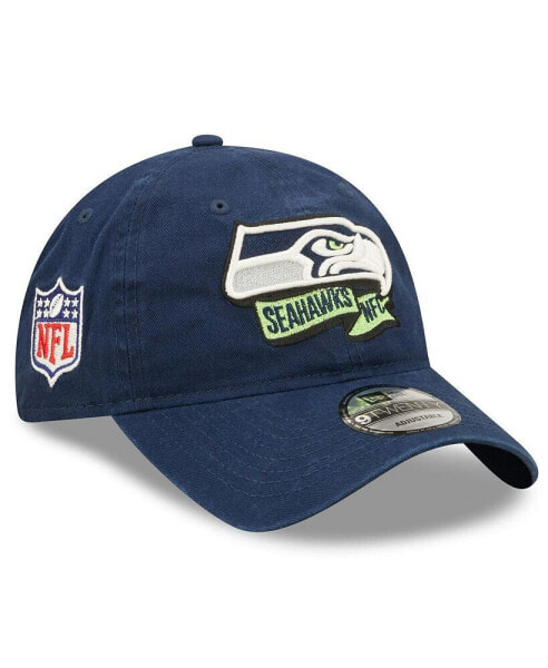 Big Boys College Navy Seattle Seahawks 2022 Sideline Adjustable 9TWENTY Hat