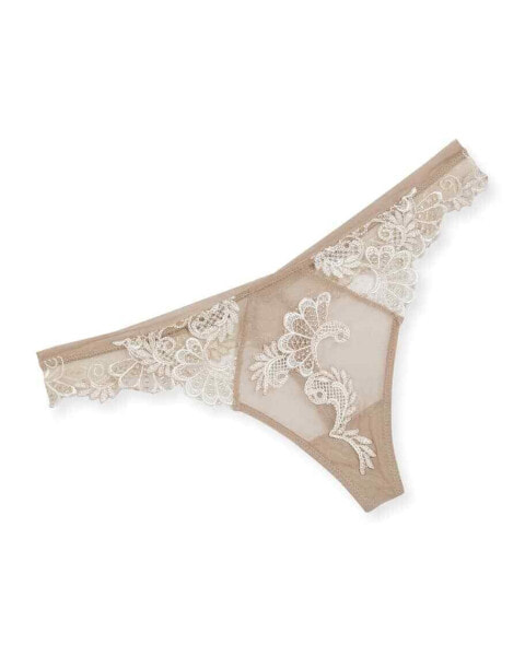 Трусы Lisa Charmel 270644 Dressing Floral-Lace Thong размер M