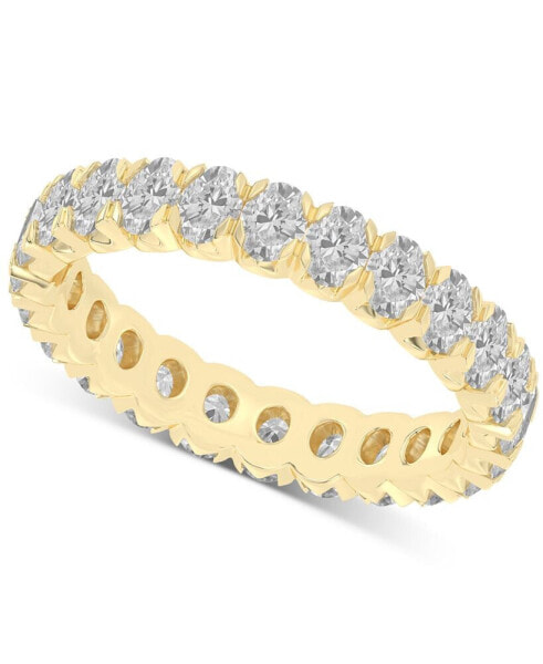 Diamond Oval-Cut Eternity Band (2 ct. t.w.) in 14k Gold (Also in Platinum)