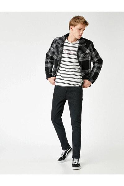 Slim Fit Kot Pantolon - Brad Jean