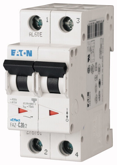 Eaton FAZ-C4/2 - Miniature circuit breaker - Type C