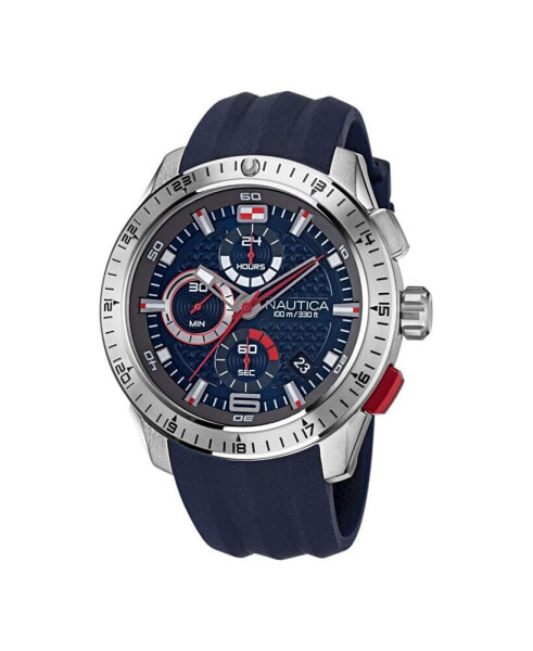 Часы Nautica Blue Silicone Strap Watch