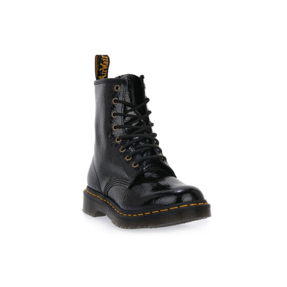 Dr Martens 1460 Distressed Patent Blk