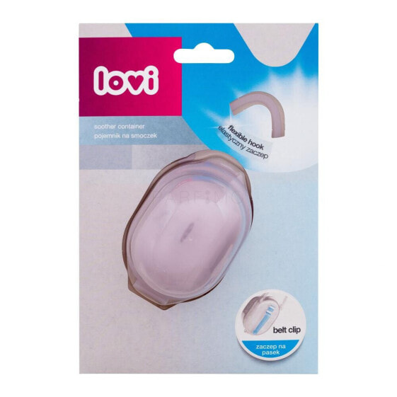 LOVI Soother Container Pink 1 St. schnullerhülle für Kinder