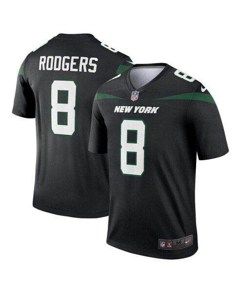 Men's Aaron Rodgers Stealth Black New York Jets Alternate Legend Player Jersey