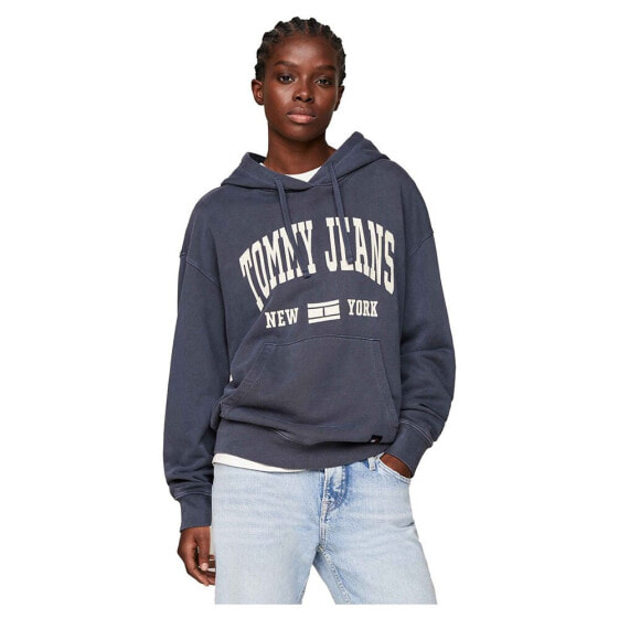 Толстовка TOMMY JEANS Relax Washed Varsity oversized