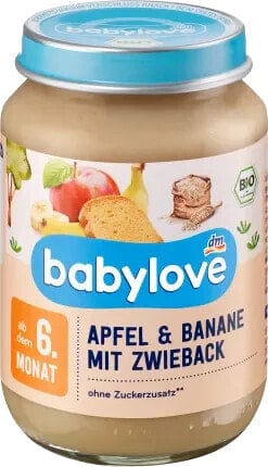 Frucht & Getreide Apfel & Banane mit Zwieback ab dem 6.Monat, 190 g