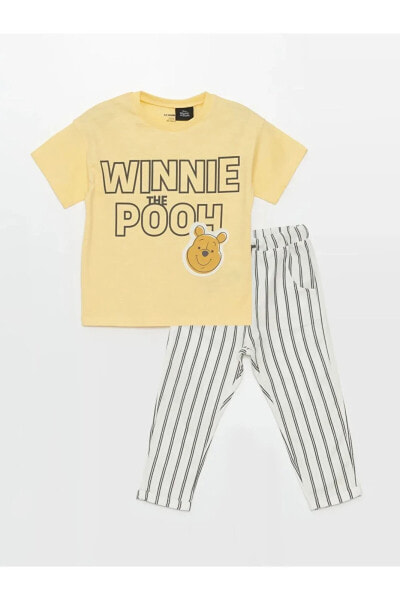 Костюм для малышей LC WAIKIKI Комплект: Футболка и шорты с изображением Винни-Пуха