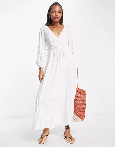 IIsla & Bird kimono beach summer dress in cream