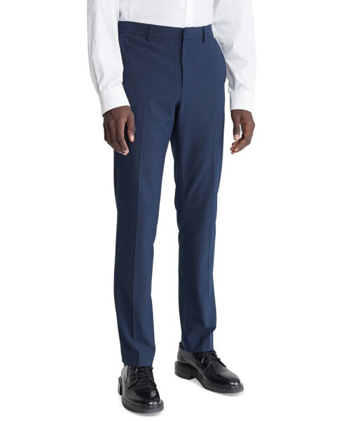 Men's Slim-Fit Stretch Suit Pants