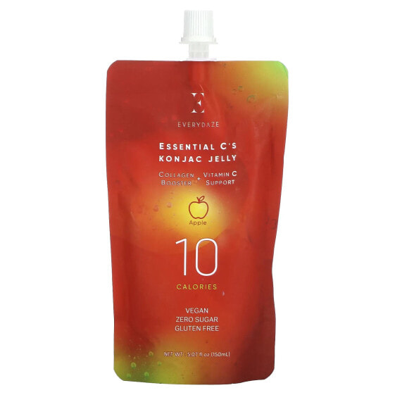 Essential C's Konjac Jelly Drink, Apple, 5.07 fl oz (150 ml)