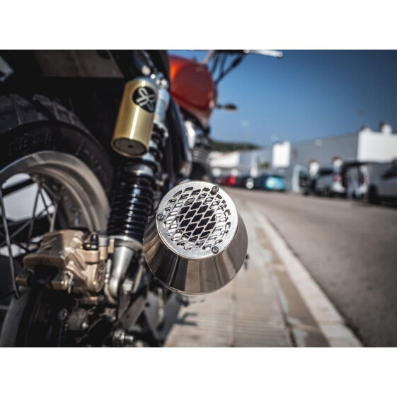 GPR EXHAUST SYSTEMS Ultracone Inox Cafè Racer Silencer Without Link Pipe R 45 79-85 Homologated