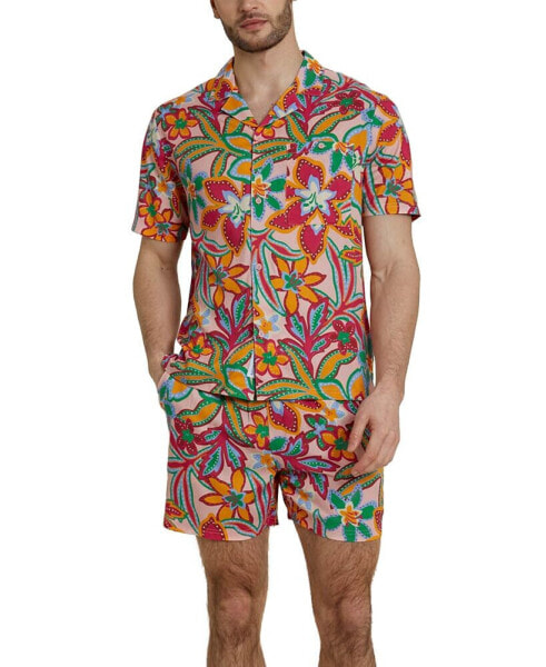 Men's Regular-Fit Floral-Print Shorts