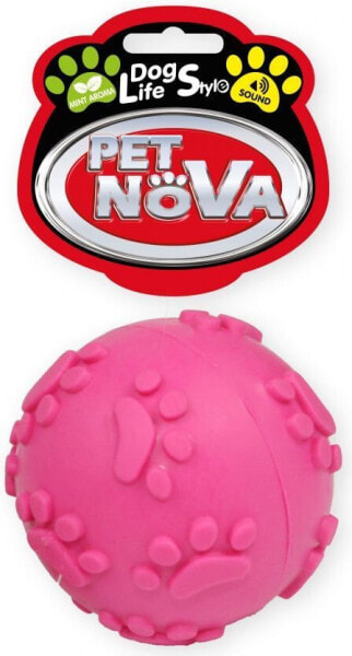 Игрушка для собак PET NOVA TPR Soundball Pink 6cm