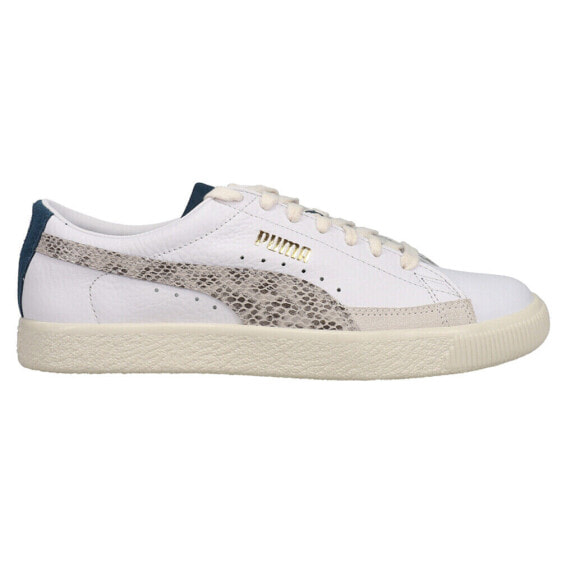 Puma Basket Vtg Snake Print Lace Up Mens Size 6.5 M Sneakers Casual Shoes 38165