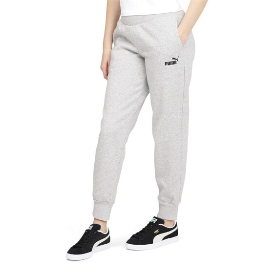 Puma Essentials Sweatpants Womens Grey Casual Athletic Bottoms 84686404