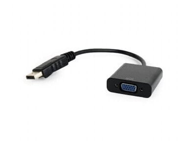 Кабель-переходник DisplayPort-VGA (D-Sub) Gembird A-DPM-VGAF-02 - 0.15 м - мужской-женский - черный