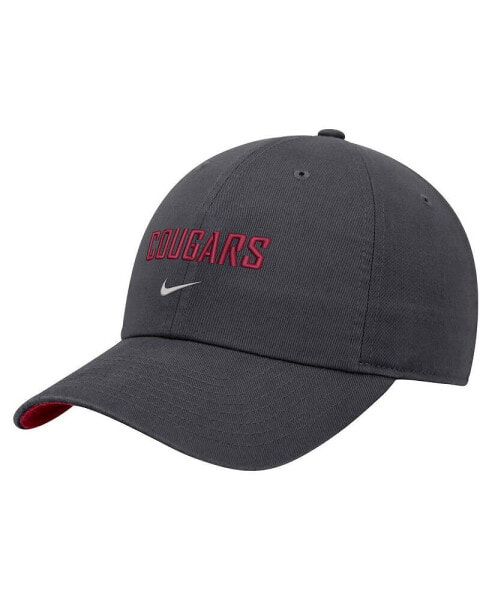 Men's Charcoal Washington State Cougars 2024 Sideline Club Adjustable Hat