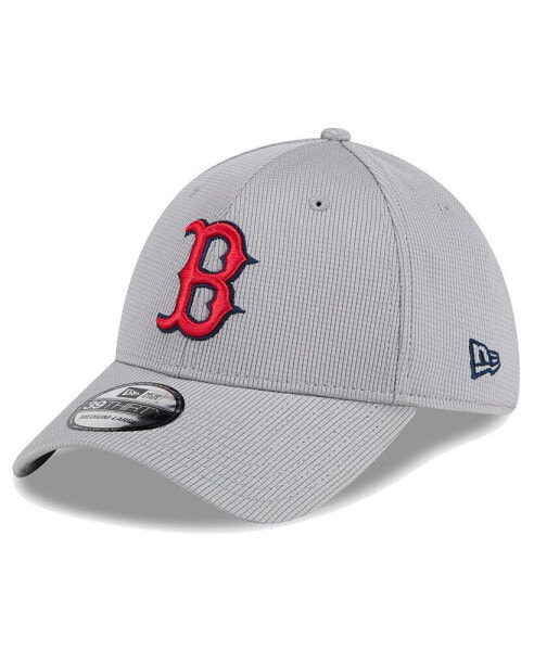 Men's Gray Boston Red Sox Active Pivot 39thirty Flex Hat