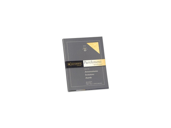 Southworth P994CK Parchment Specialty Paper, 24 lbs., 8 1/2 x 11, Gold, 100/Pack