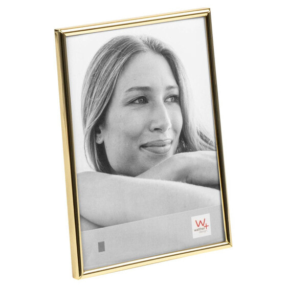 walther design WD318G - Metal - Gold - Single picture frame - 13 x 18 cm - Rectangular - Germany