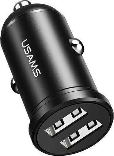 Зарядное устройство автомобильное USAMS US-CC114 2x USB-A 2.4A