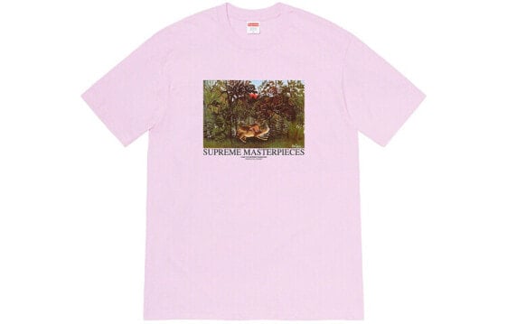 Supreme SS20 Week 1 Masterpieces Tee 风景印花短袖T恤 男女同款 浅紫色 送礼推荐 / Футболка Supreme SS20 Week 1 Masterpieces Tee T SUP-SS20-326