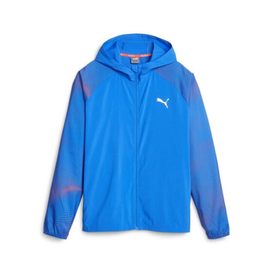 Puma Run Favorite FullZip Jacket Mens Blue Casual Athletic Outerwear 52422146