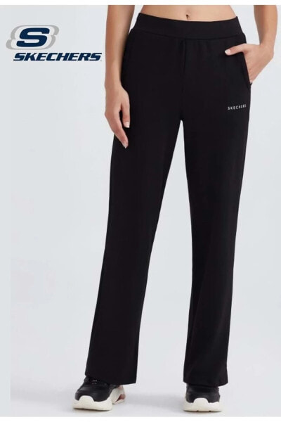 W Soft Touch Eco Wide Leg Sweatpant S232180- Kadın Eşofman Altı Siyah