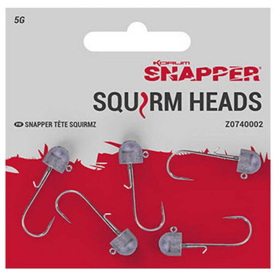 KORUM Snapper Floatex Squirm Jig Head