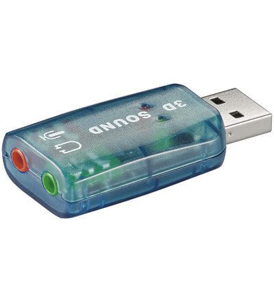 Goobay USB - Soundcard 2.0 OHL - 2.0 channels - USB