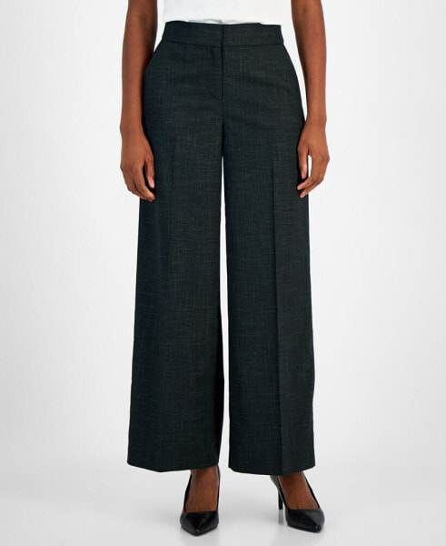 Women's Mid-Rise Wide-Leg Pants