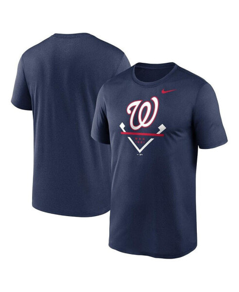 Men's Navy Washington Nationals Icon Legend T-shirt