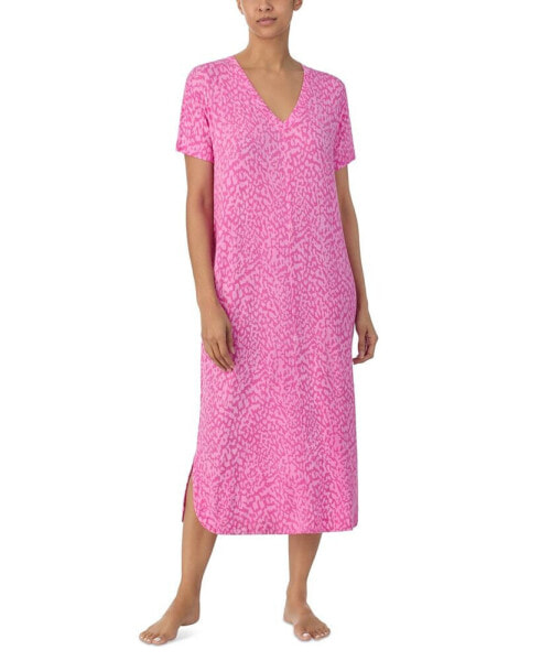 Women's Printed Short-Sleeve Nightgown
