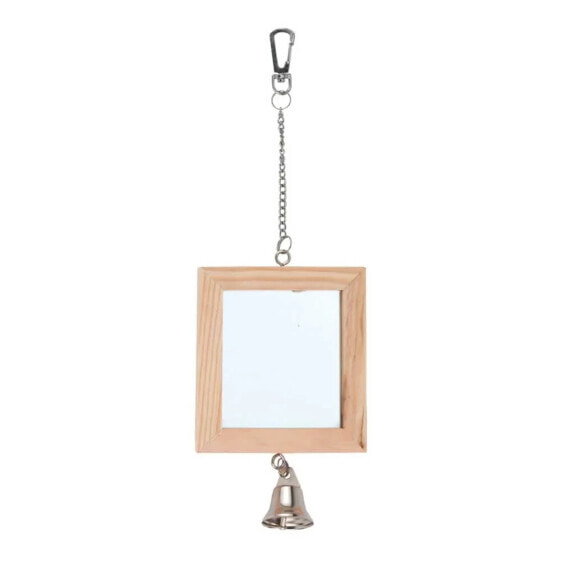 KERBL Double mirror with bell 8.5x9.5cm