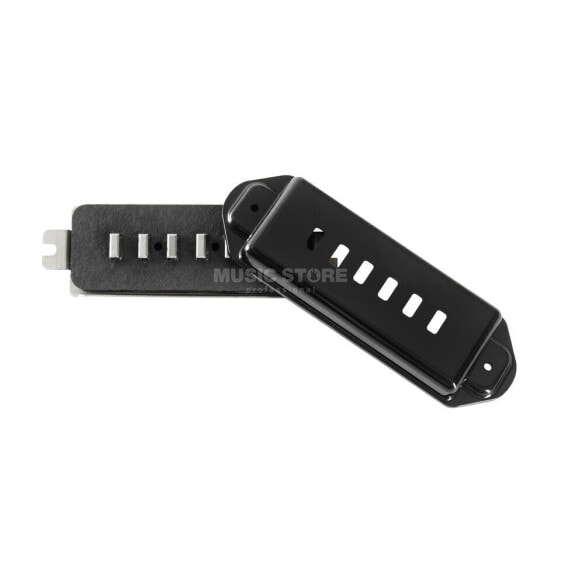 Roswell Pickups P90 Staple Dogear Bridge Black