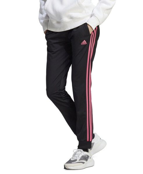 Women's Essentials Warm-Up Slim Tapered 3-Stripes Track Pants, XS-4X